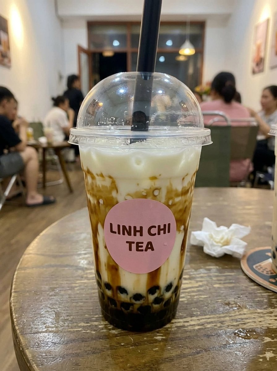 Sữa tươi trân châu đường đen