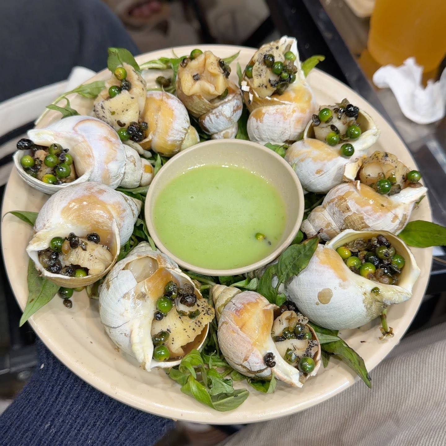 Ốc bulot Pháp nướng tiêu xanh